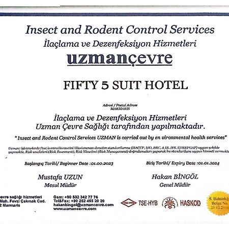 Fifty5 Suite Hotel Мармарис Экстерьер фото