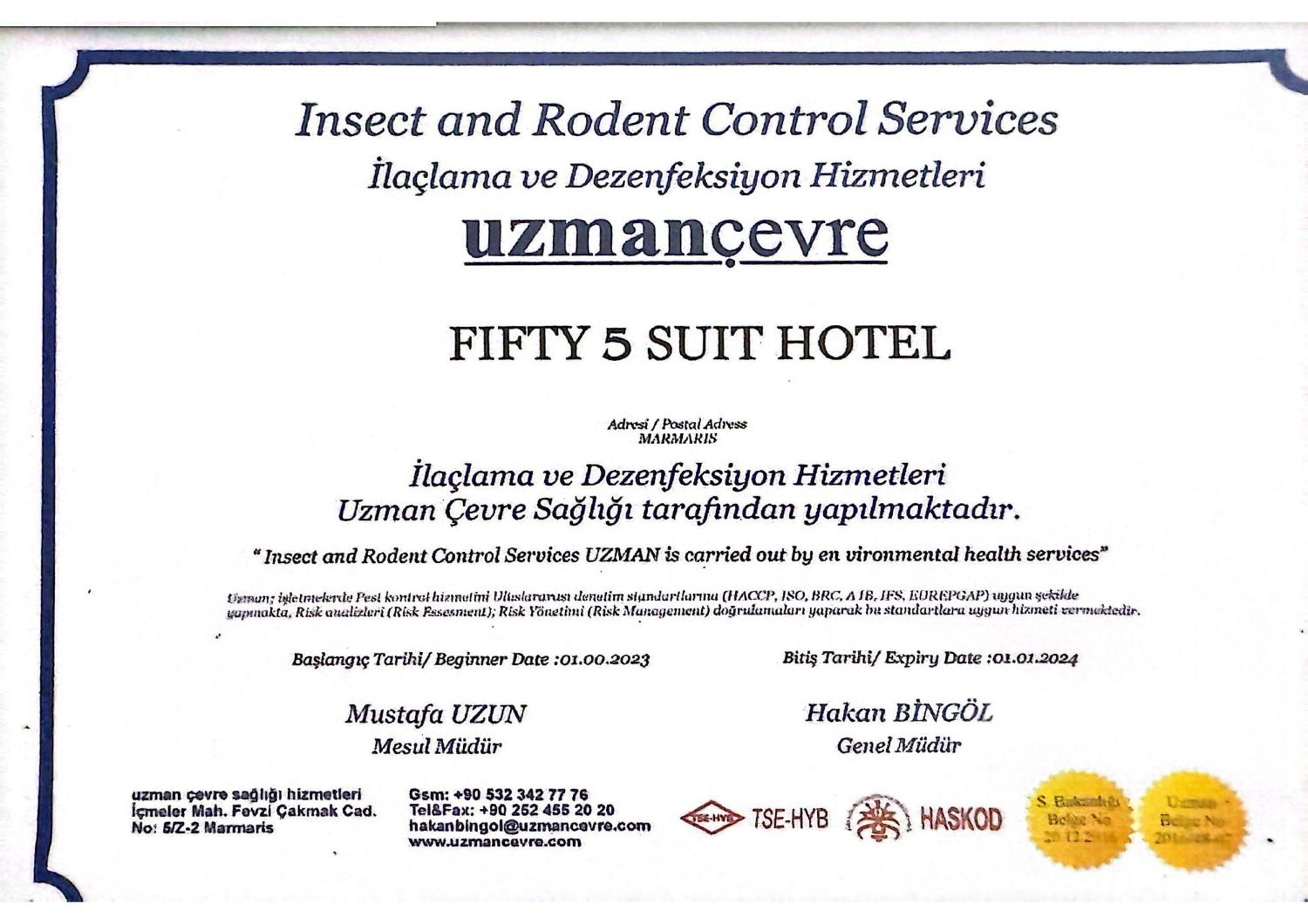 Fifty5 Suite Hotel Мармарис Экстерьер фото